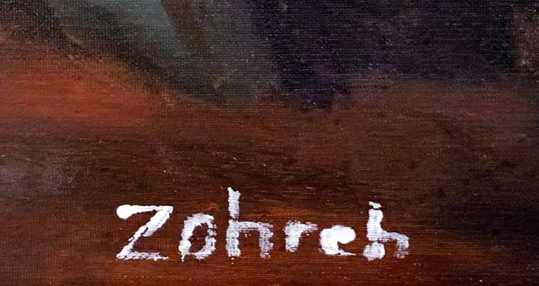 Zohreh Khaleghi Original Oil on Canvas