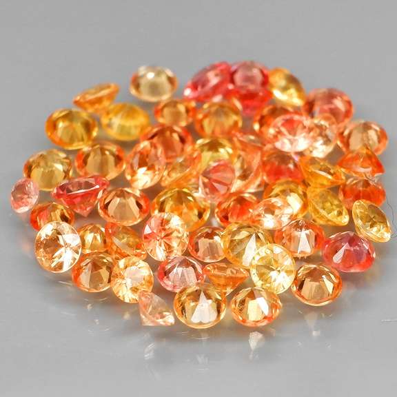 Awesome 3.19ct diamond cut Songean Sapphire set