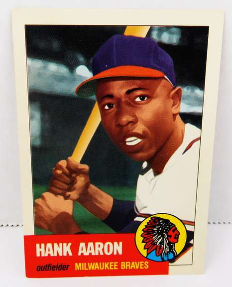 1991 Hank Aaron Archives Baseball Card