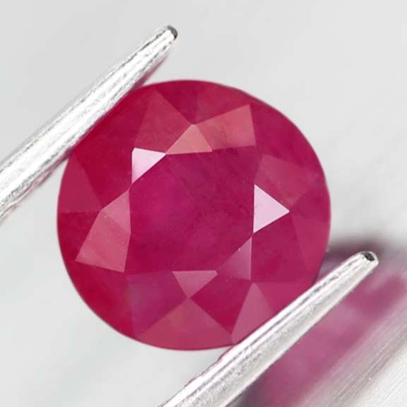 Stunning 2.04ct reddish pink Ruby solitaire
