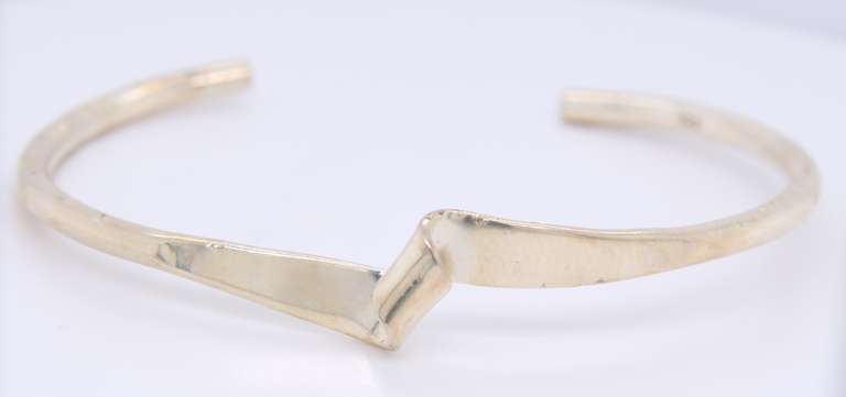 Vintage 925 Sterling Silver Cuff Bangle