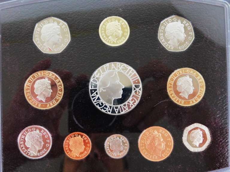 2003 U.K. Proof Coin Set with COA