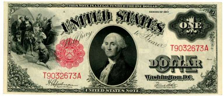 1917 $1 US Large Size Note