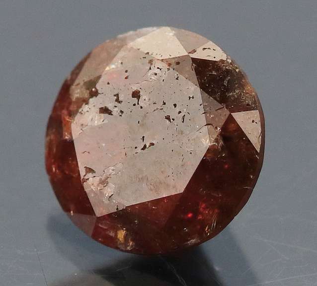 Eye catching 1.18ct round cut red Diamond solitaire
