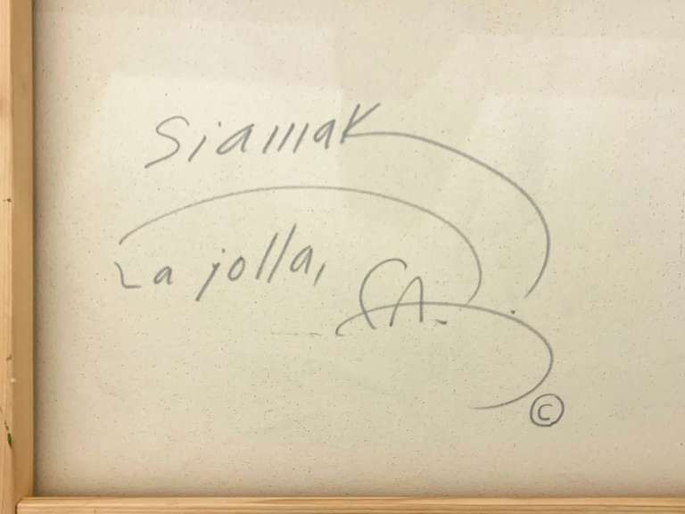 Siamak Etemadi Original Oil on Canvas "Flowers of Heaven II"