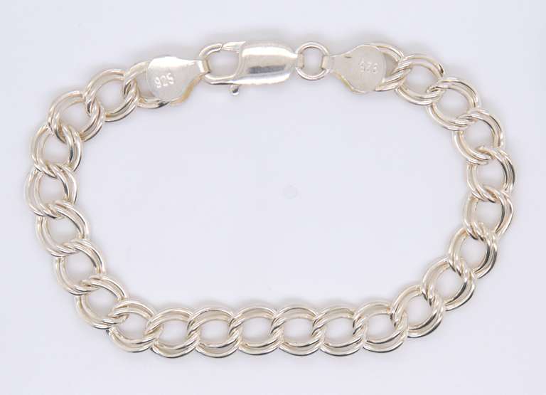 Vintage Italian 925 Sterling Silver Bracelet