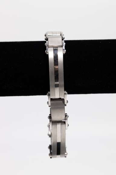 10mm Titanium Bracelet Brushed Finish 8.5 Inch