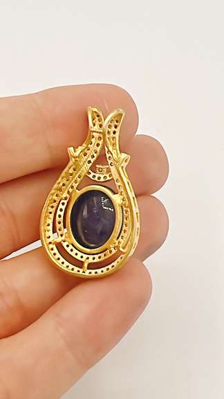 Tanzanite & Diamond Pendant