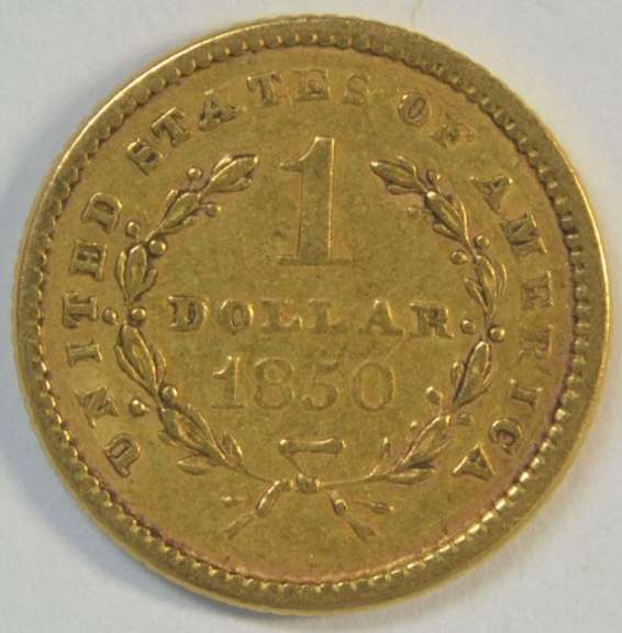 Collectible 1850 US Type One $1 Gold Piece