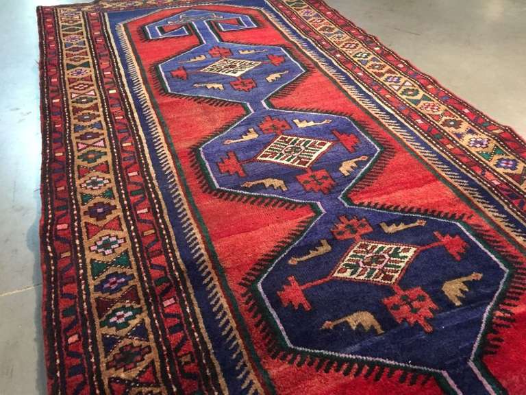 Stunning Persian Vintage Rug 4X9