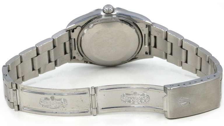 Rolex Air-King 14000M 34MM Silver Dial Men's Watch