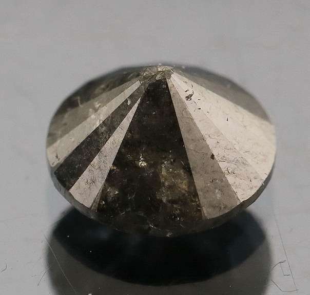 Large! 1.97ct gray and black Diamond solitaire