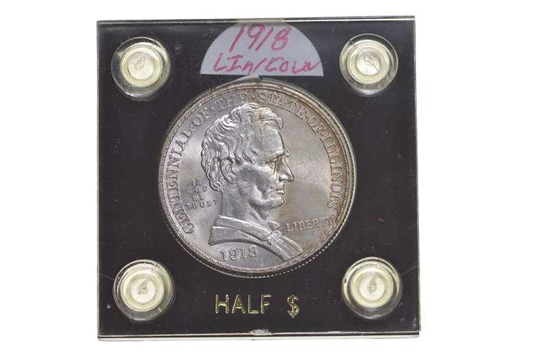 1918 Illinois Centennial Commemorative Half Dollar