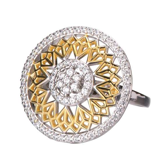 Show Stopper Ring In Sterling Silver
