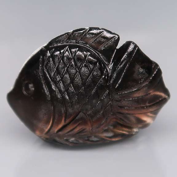 Lovely 26.69ct Smoky Quartz carving