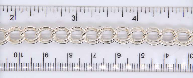 Vintage Italian 925 Sterling Silver Bracelet