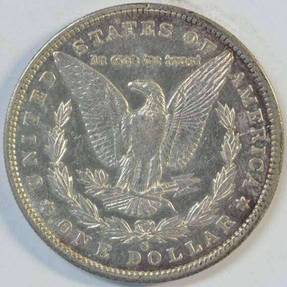 Lustrous original AU 1887-S Morgan Silver Dollar. Better date