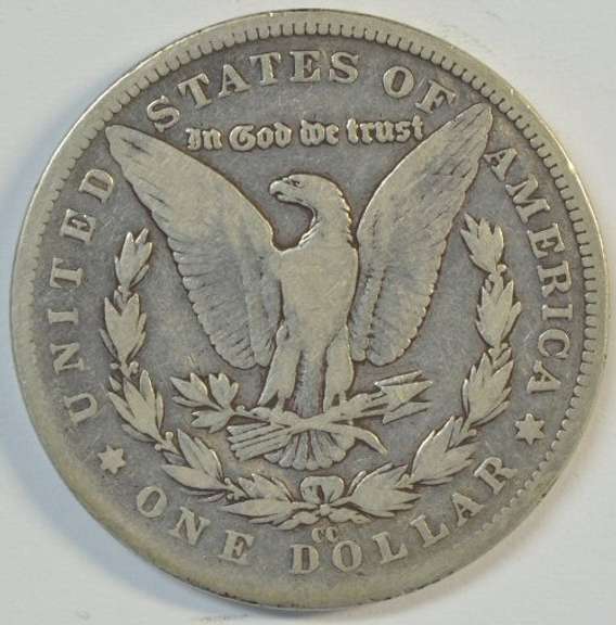 Rare key date 1892-CC Morgan Silver Dollar in circ