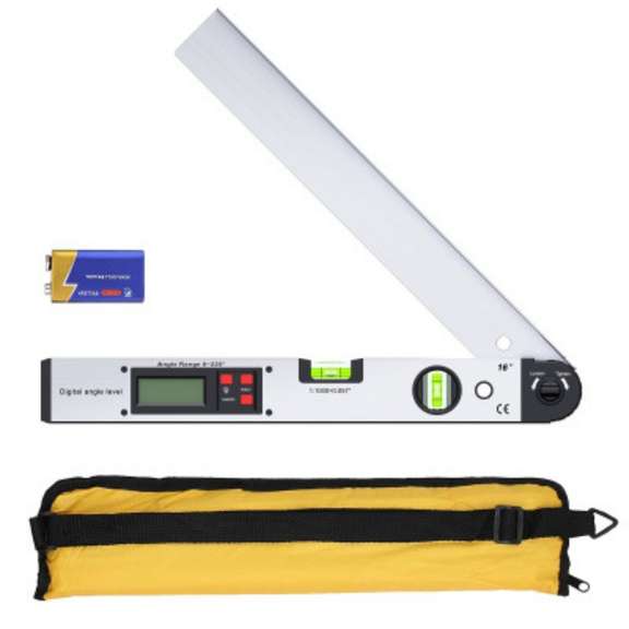 LCD Digital Level Angle Finder Aluminum Protractor