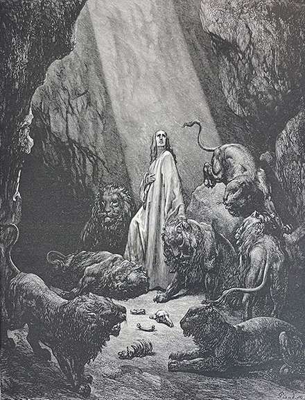 Gustav Dore, Daniel in the Lion's Den
