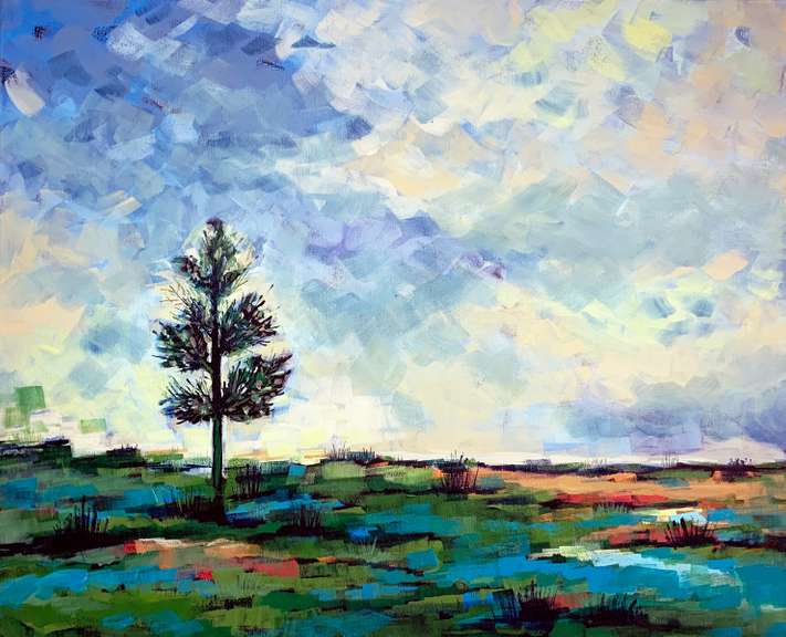 Shiba Ghaderi Iranian Original Oil on Canvas