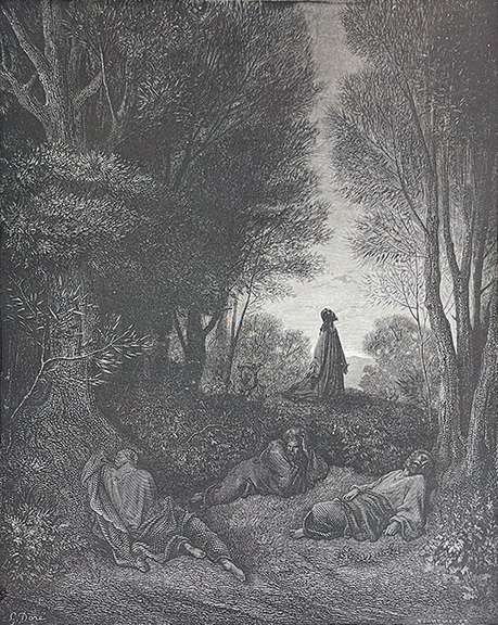Gustav Dore, Prayer of Jesus in the Garden of Olives