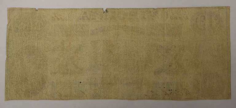 October 15th 1862 $10 Virginia Treasury Note, Circulated.
