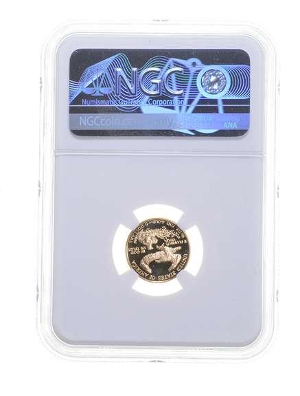 PF70 UCAM 1992-P $5 1/10 Oz. Gold American Eagle - Graded NGC