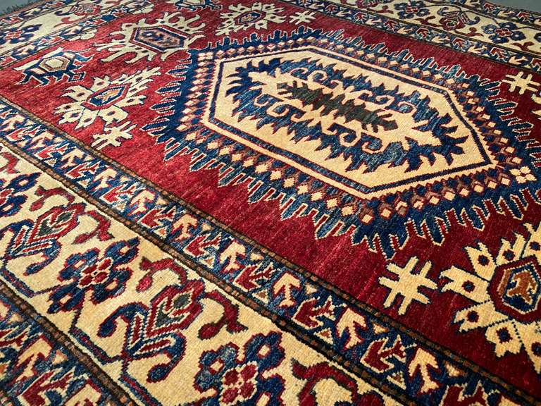 STUNNING FINE KAZAK RUG 4X5