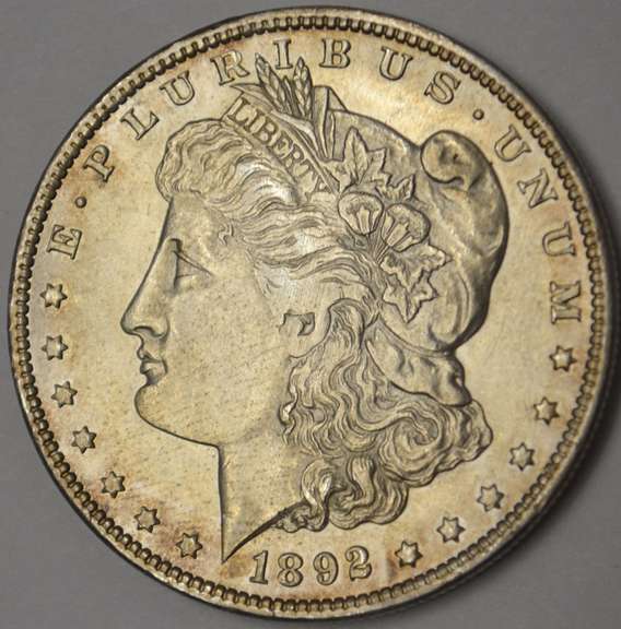 1892-O Morgan Silver Dollar BU Details