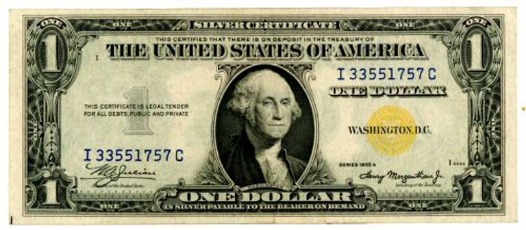1935-A North Africa $1 Silver Certificate
