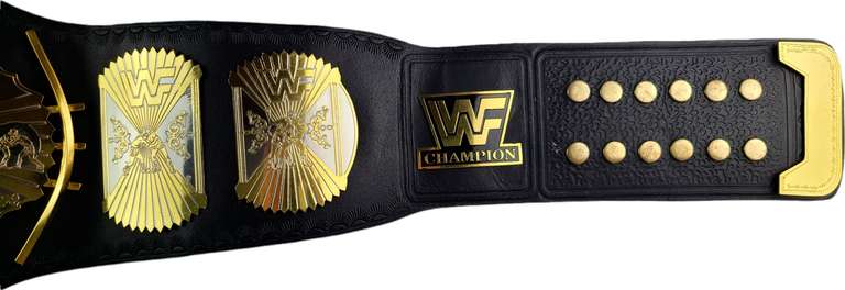 Ric Flair Autographed World Championship Winged Eagle Metal Leather Belt ACOA