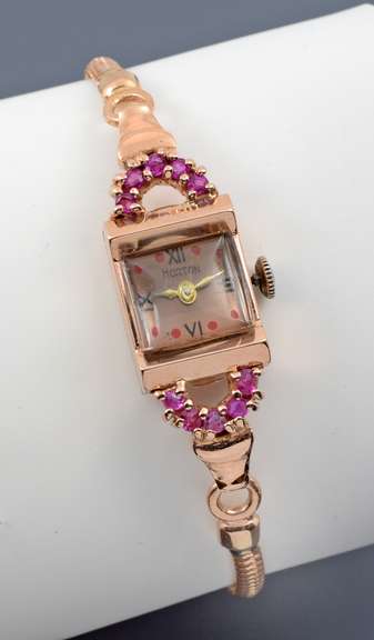 Mid-Century Estate Rose Gold Watch