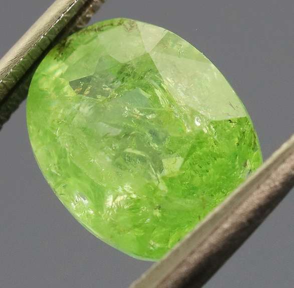 Substantial lime green 3.52ct Tsavorite Garnet