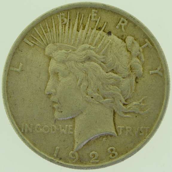 1923 $1 Silver Peace Dollar Coin