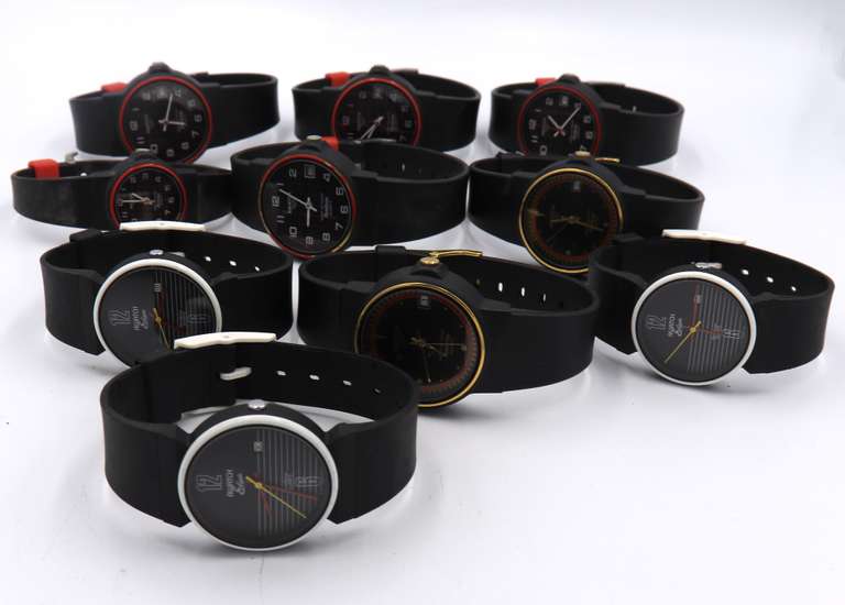 Group Lot of 10 Amitron Awatch Quartz Watches
