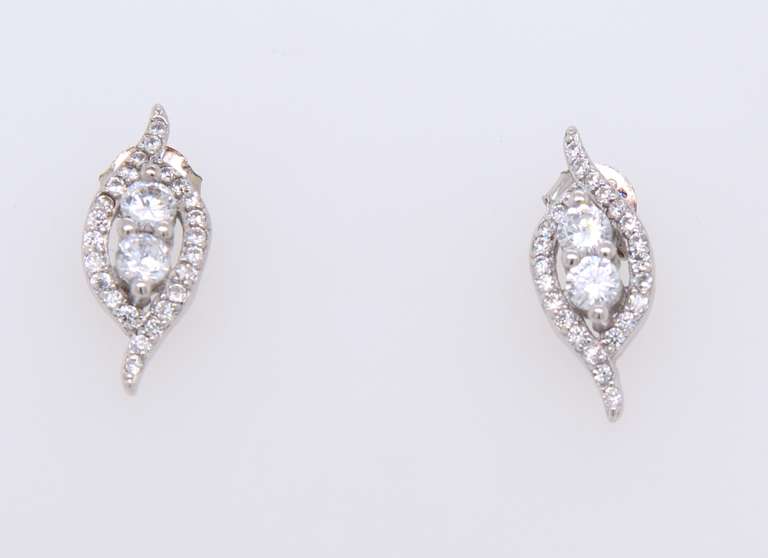 925 Sterling Silver Cubic Zirconia Earrings