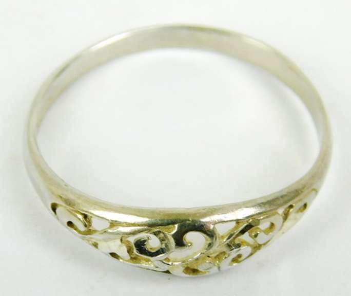 Sterling Filigree Ring & Earrings