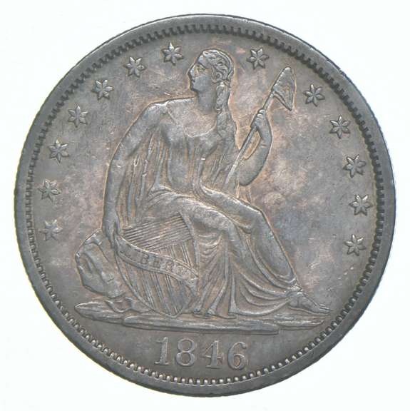 1846-O Seated Liberty Half Dollar Tall Date
