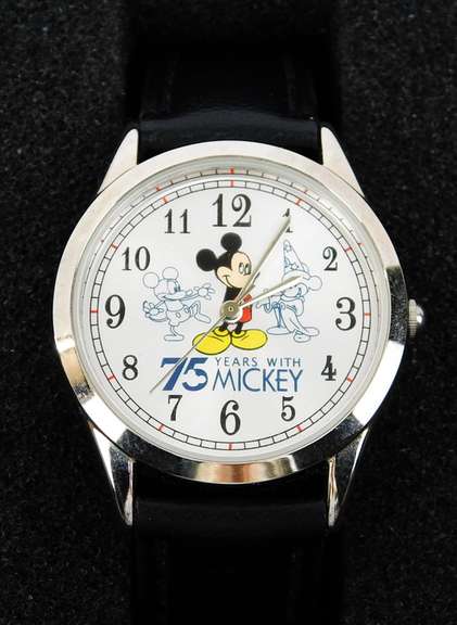 Mickey Mouse 75th Anniversary Watch w/Box, Runs