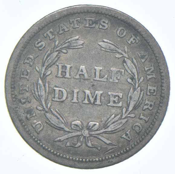 1837 Seated Liberty Half Dime