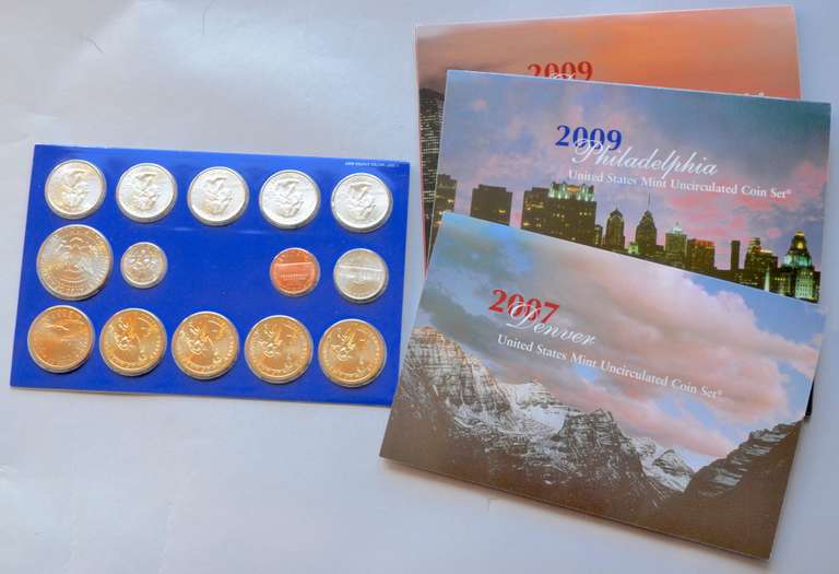 2008 & 2009 US Mint Sets