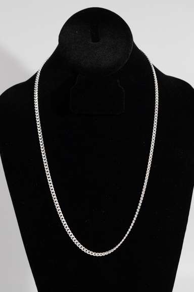 Italian .925 Sterling Silver 4mm Miami Cuban Link Chain 24 Inches