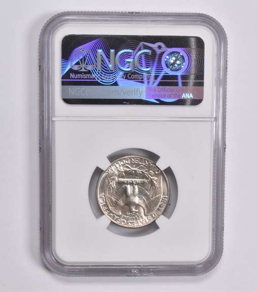 MS65 1940-D Washington Quarter NGC
