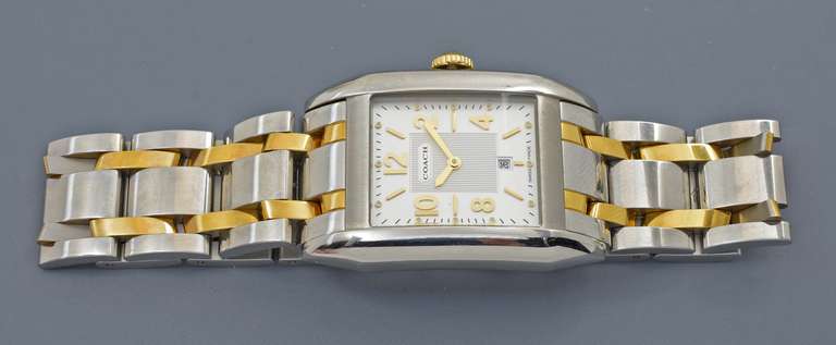 Authentic Coach Men's Two-Tone Quartz Watch