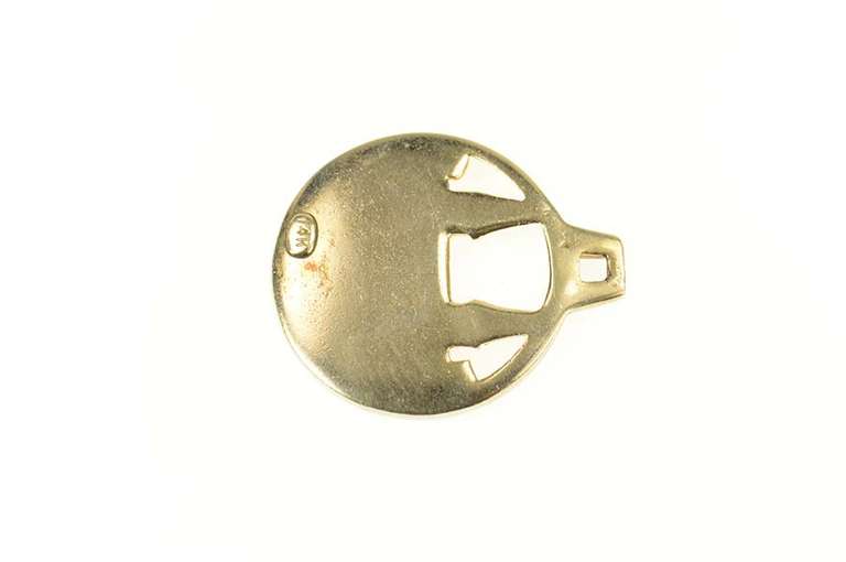 14K Yellow Gold Churchill Downs Louisville KY Horse Race Charm/Pendant