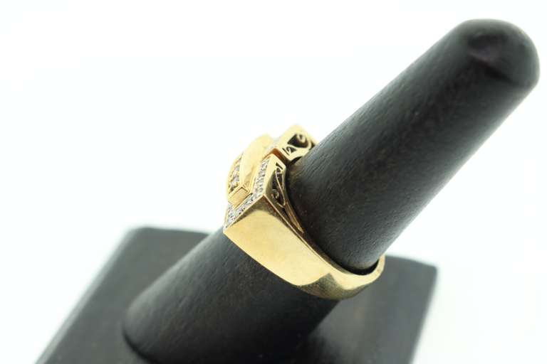 18K UNISEX DIAMOND BAND