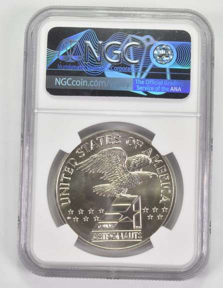 MS68 1988-P Young Astronauts Silver Medal - SWO-208IIB - Graded NGC