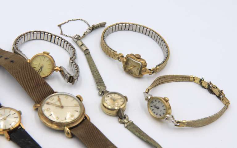 Group Lot of 8 Vintage Watches