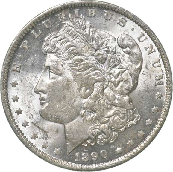 1890-O Morgan Silver Dollar